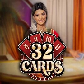 32 Cards slot logo by Ezugi at Casoola Casino