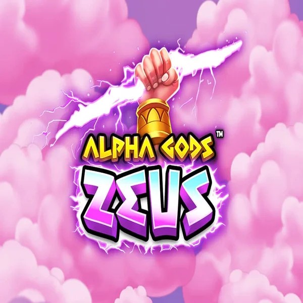 Official Slots logo: Alpha Gods Zeus by PearFiction Studios at Casoola Casino