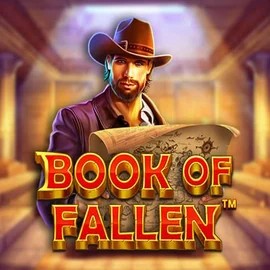 Book Of Fallen slot logo by Pragmatic Play at Casoola Casino