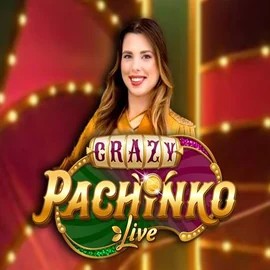 Crazy Pachinko logo by Evolution Casoola Casino