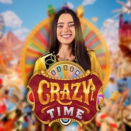 Crazy Time logo – Live Casino by Evolution at Casoola Casino