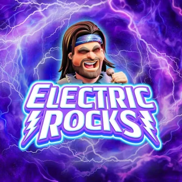Electric Rocks by Inspired Gaming, showcased at casoola.info – game logo