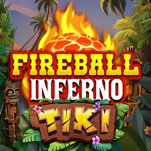Fireball Inferno Tiki logo – Slots by NetEnt at Casoola Casino