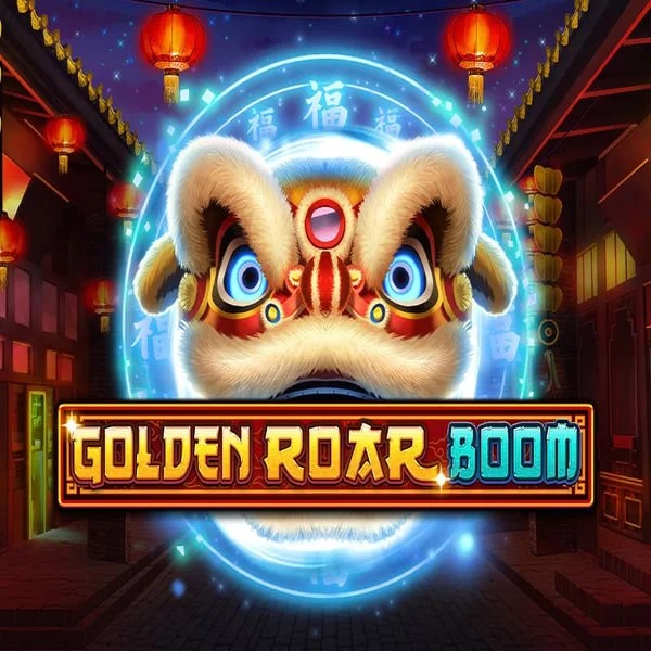 Golden Roar BOOM slot visual from Greentube available on casoola.info