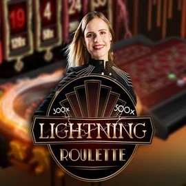 Lightning Roulette slot icon by Evolution, available at Casoola Casino