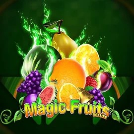 Magic Fruits Deluxe online game logo by Wazdan on casoola.info