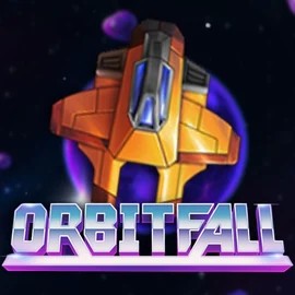 Orbitfall by ELK Studios, showcased at casoola.info – game logo