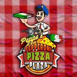 Peppe’s Pepperoni Pizza Plaza logo by Pragmatic Play at Casoola Casino