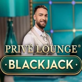 Privé Lounge Blackjack slot logo by Pragmatic Play at Casoola Casino