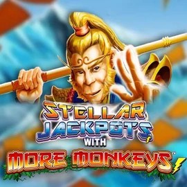 Play the Stellar Jackpots with More Monkeys slot by Lightning Box Game on Casoola Casino