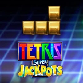 Jackpots logo of Tetris Super Jackpots from WMS at Casoola Casino